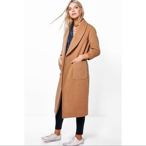 Emilia Shawl Collar Robe Duster Coat